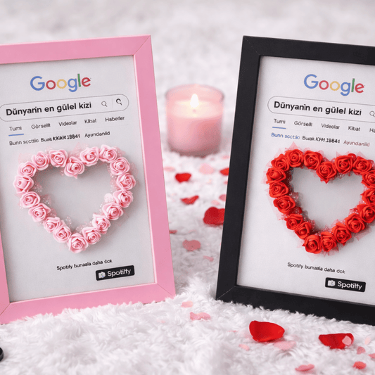 Dünyanın En Güzel Kızı yazlı çerçeve