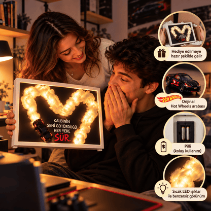 Işıklı Hot Wheels Tablo