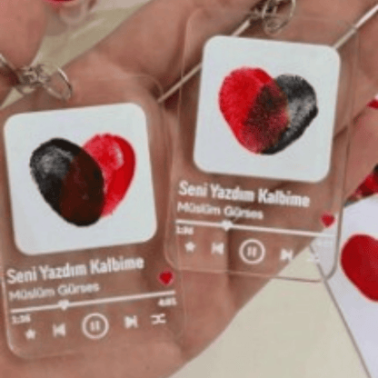 Çiftlere Özel Parmak izi Anahtarlık
