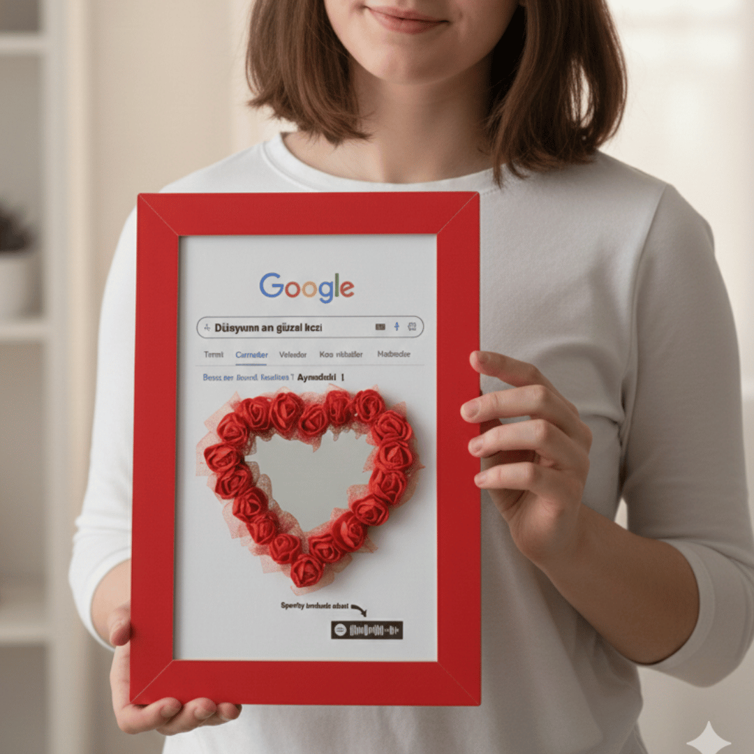 Dünyanın En Güzel Kızı yazlı çerçeve