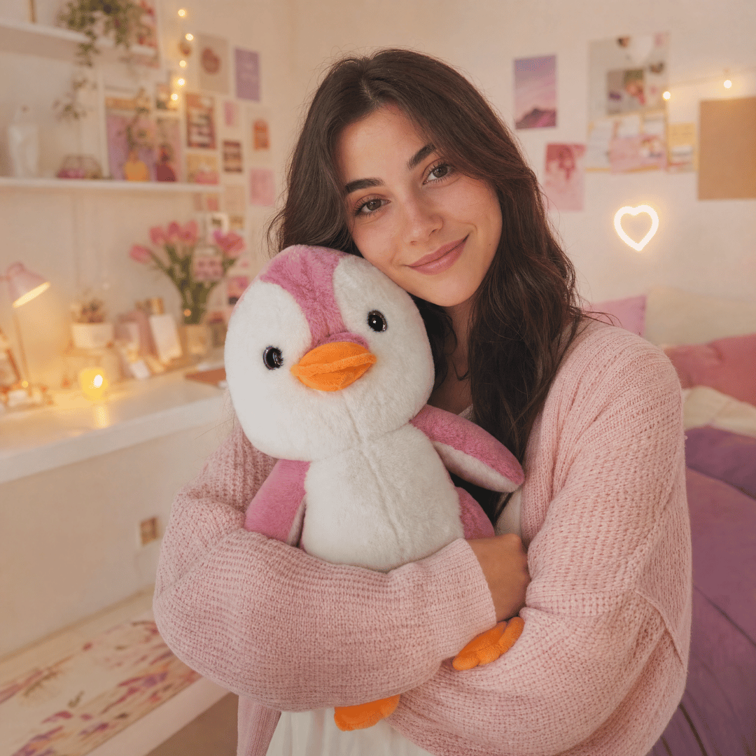 Pembe Pelüş Penguen