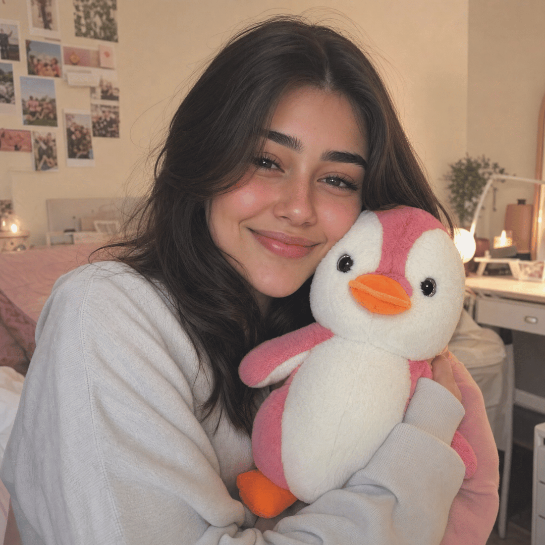 Pembe Pelüş Penguen